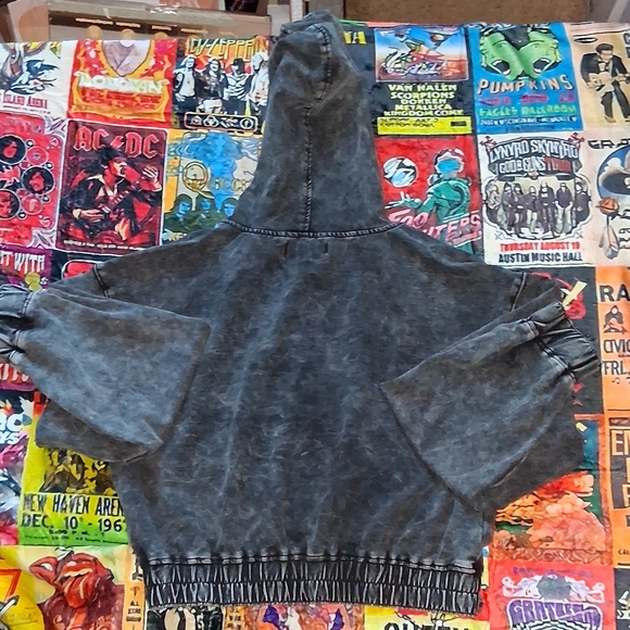 Vanilla Star Black and Gray Hoodie - Picture 2 of 5